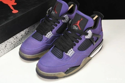 4 Purple Scott x Jordan Retro Travis 1028